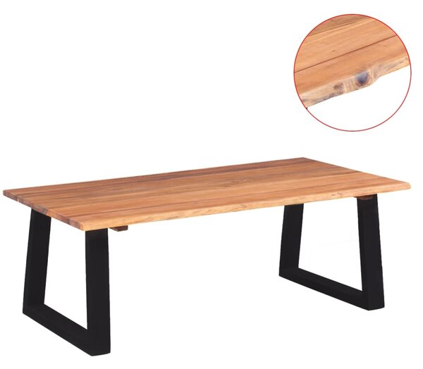 Coffee Table Solid Acacia Wood 110x60x40 cm