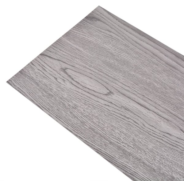 Non Self-adhesive PVC Flooring Planks 5.26 m² 2 mm Dark Grey