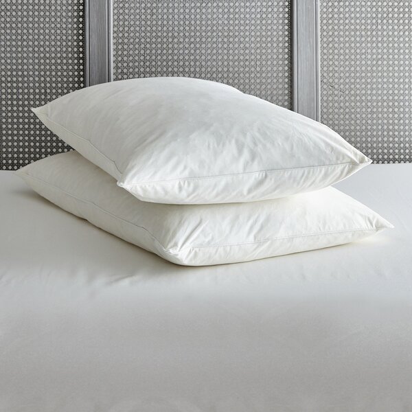 Duck Feather Pillow Pair White