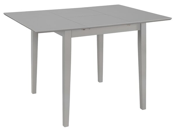 Extendable Dining Table Grey (80-120)x80x74 cm MDF