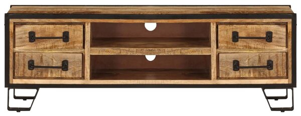 TV Cabinet with Drawers 120x30x40 cm Solid Mango Wood