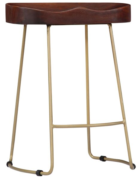 Gavin Bar Stools 2 pcs Solid Mango Wood