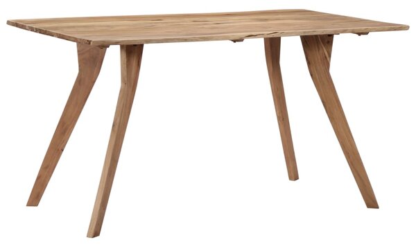 Dining Table 140x80x76 cm Solid Acacia Wood