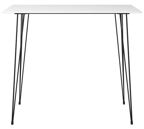 Bar Table White 120x60x105 cm