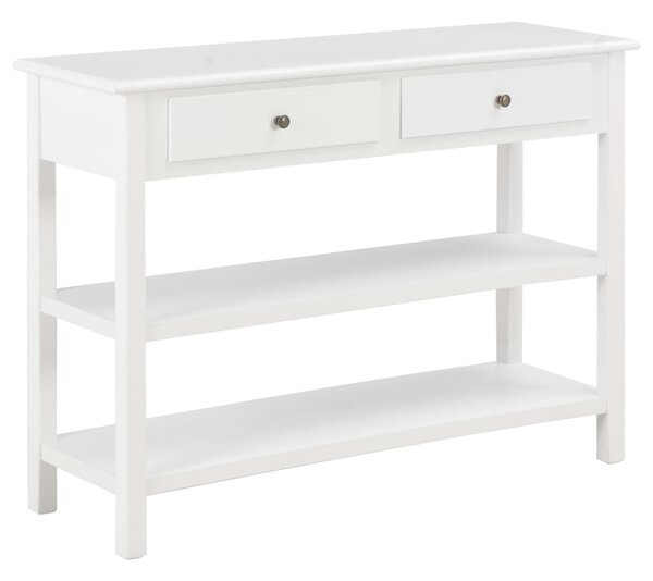 Sideboard White 110x35x80 cm MDF