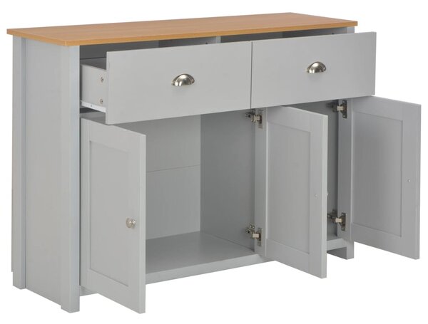 Sideboard Grey 112x35x81 cm