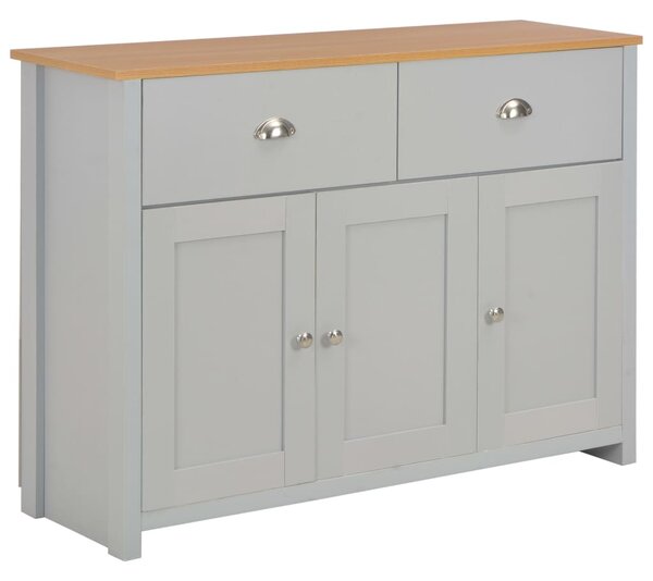 Sideboard Grey 112x35x81 cm