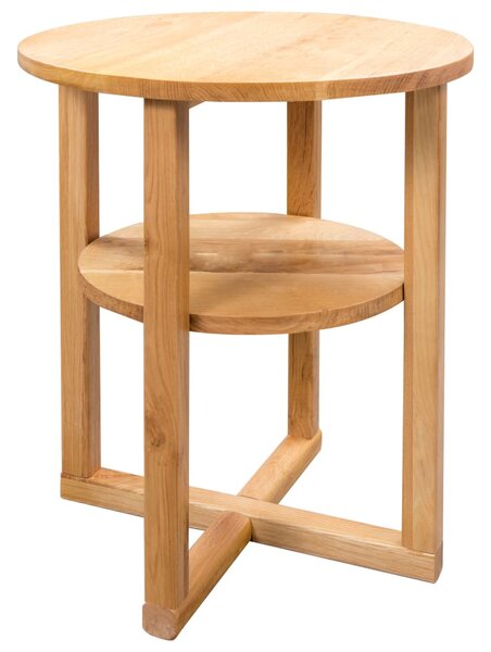 Side Table 40x50 cm Solid Oak Wood