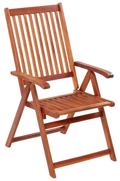 Folding Garden Chairs 3 pcs Solid Acacia Wood