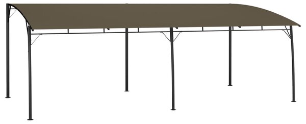 Garden Sunshade Awning 6x3x2.55 m Taupe