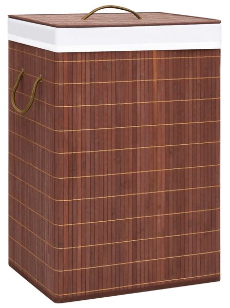 Bamboo Laundry Basket Brown 72 L