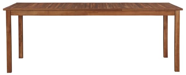 Garden Table 200x100x74 cm Solid Acacia Wood