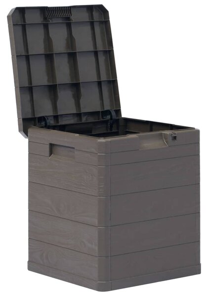 Garden Storage Box 90 L Brown