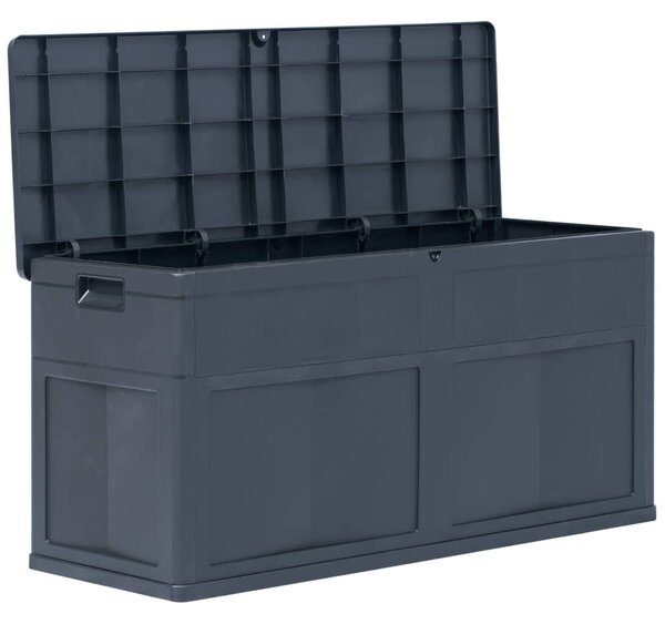 Garden Storage Box 320 L Black