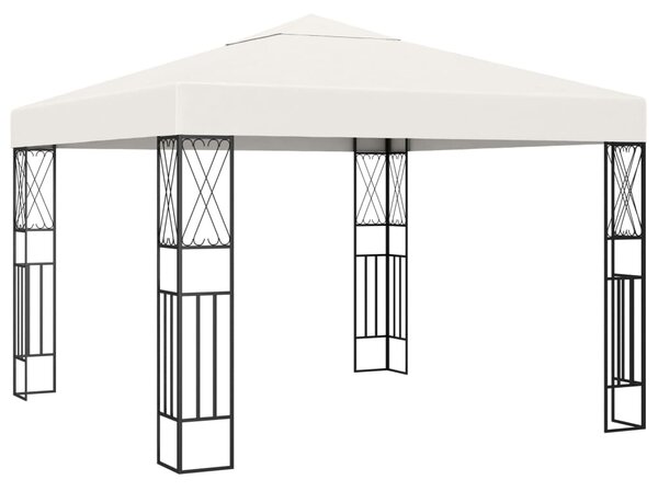 Gazebo 3x3 m Cream Fabric