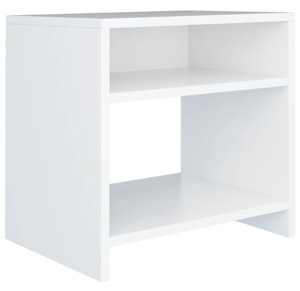 Bedside Cabinet White 40x30x40 cm Engineered Wood