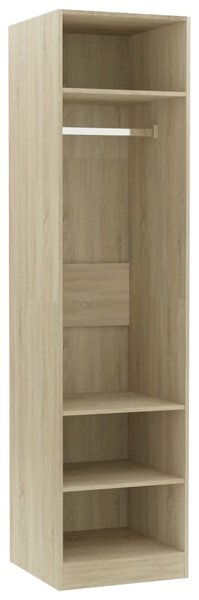 Wardrobe Sonoma Oak 50x50x200 cm Engineered Wood