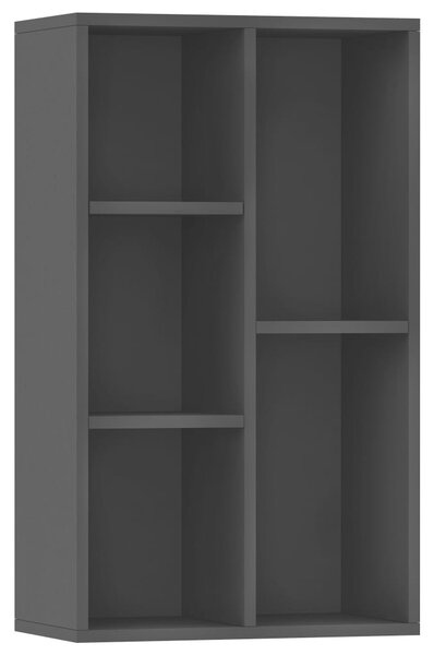 Book Cabinet/Sideboard Black 50x25x80 cm Engineered Wood