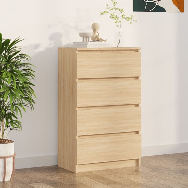 Sideboard Sonoma Oak 60x35x98.5 cm Engineered Wood