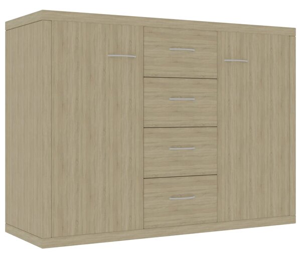 Sideboard Sonoma Oak 88x30x65 cm Engineered Wood