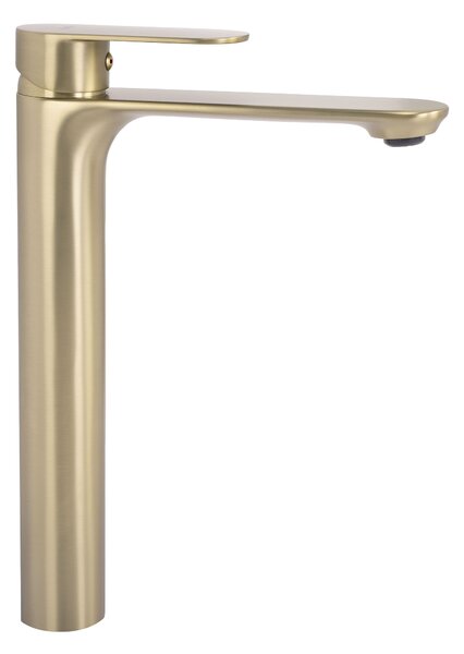 Bathroom faucet Rea Drop Brush Gold High