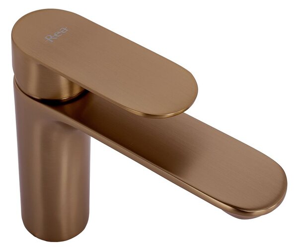 Bathroom faucet Rea Drop Brush Copper low