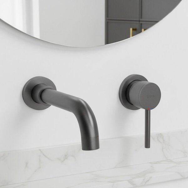 Wall Mounted faucet Rea Lungo Long Titan + BOX