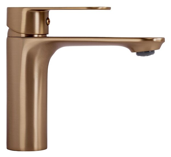 Bathroom faucet Rea Drop Brush Copper low