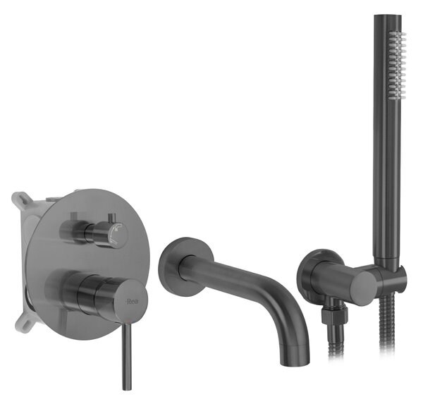 Wall Mounted Bath faucet Rea Lungo Titan + Box