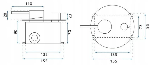 Shower system Rea Lungo Titan + BOX