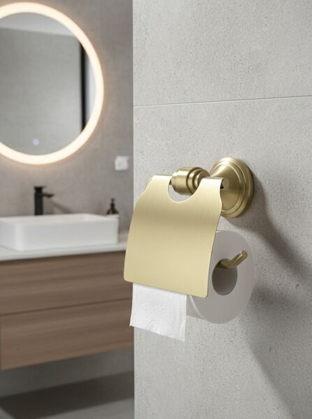 Toilet paper holder 1608 Aristo Brushed Gold