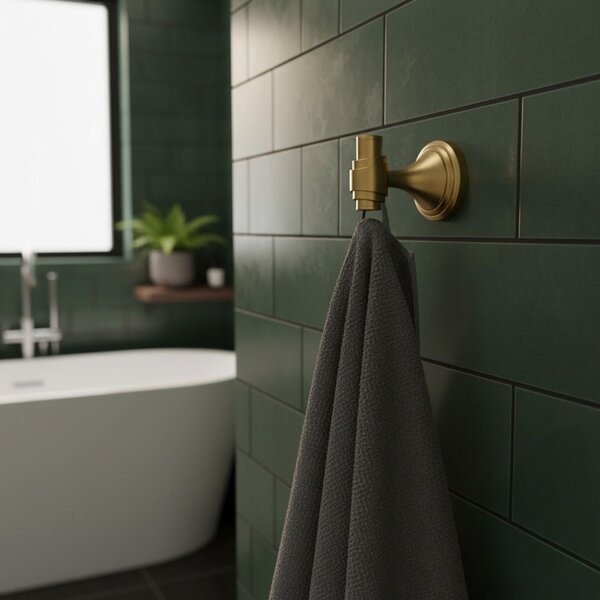 Bathroom hanger 16101 Aristo Brushed Gold
