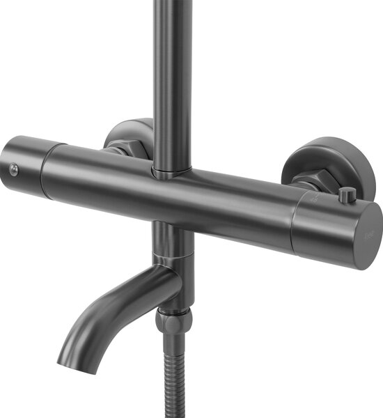 Thermostatic shower system Rea Lungo Titan