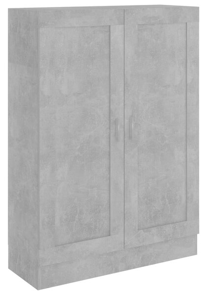 Book Cabinet Concrete Grey 82.5x30.5x115 cm Engineered Wood