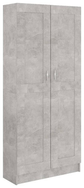 Book Cabinet Concrete Grey 82.5x30.5x185.5 cm Engineered Wood