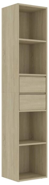 Book Cabinet Sonoma Oak 36x30x171 cm Engineered Wood