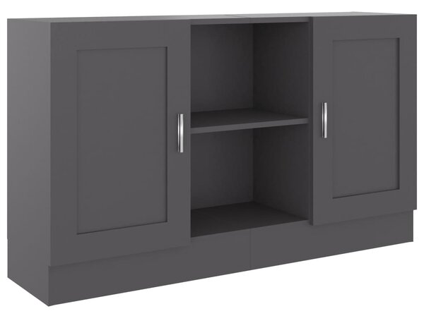 Sideboard Grey 120x30.5x70 cm Engineered Wood