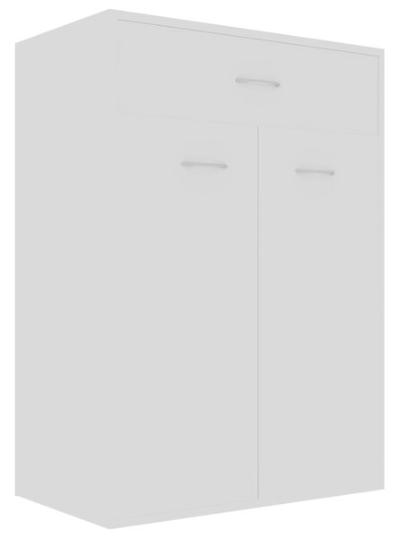 Shoe Cabinet White 60x35x84 cm Engineered Wood