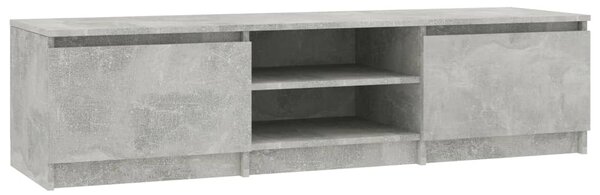 TV Cabinet Concrete Grey 140x40x35.5 cm Engineered Wood