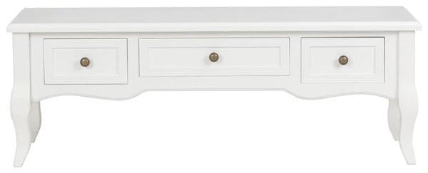 TV Cabinet White 100x35x35 cm Wood