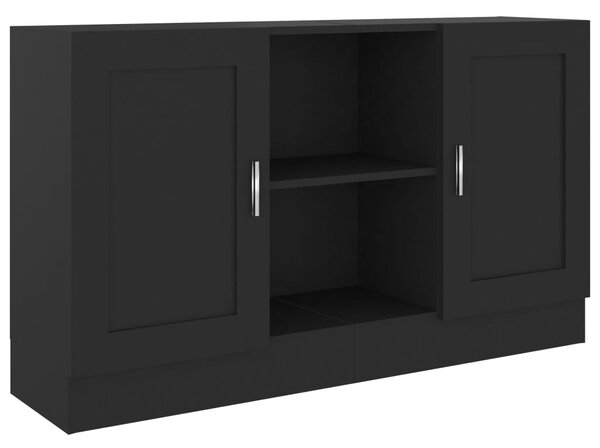 Sideboard Black 120x30.5x70 cm Engineered Wood