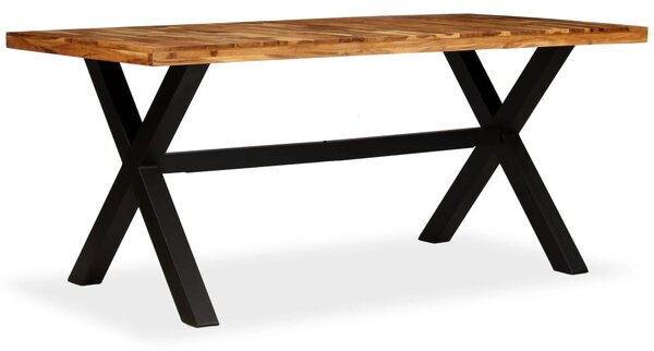 Dining Table Solid Acacia and Mango Wood 180x90x76 cm