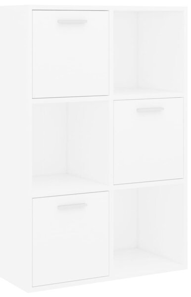 Storage Cabinet White 60x29.5x90 cm Engineered Wood