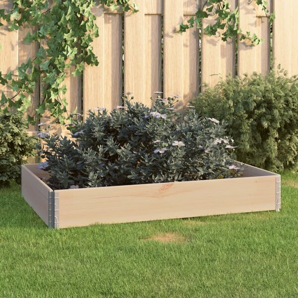 Raised Bed 80x120 cm Solid Pine Wood (310050)