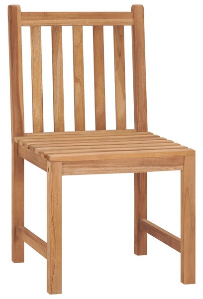 Garden Chairs 2 pcs Solid Teak Wood