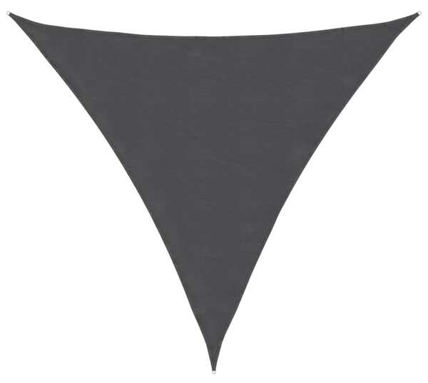 Sunshade Sail Oxford Fabric Triangular 4x4x4 m Anthracite