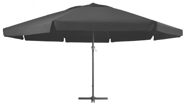 Outdoor Parasol with Aluminium Pole 500 cm Black