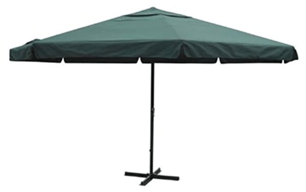 Garden Parasol Green Aluminium 500 cm