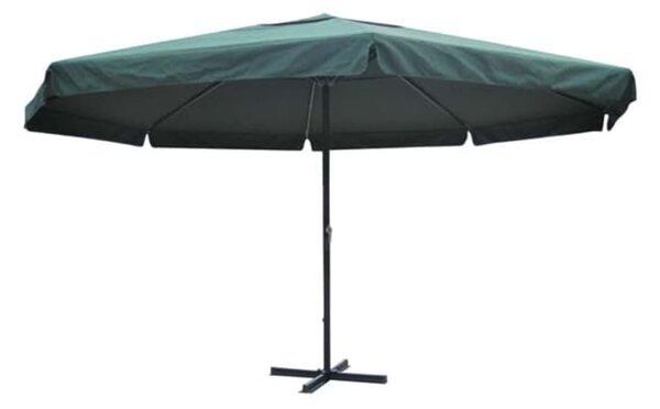 Garden Parasol Green Aluminium 500 cm