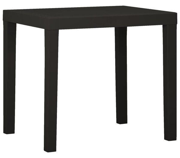 Garden Table Anthracite 79x65x72 cm Plastic